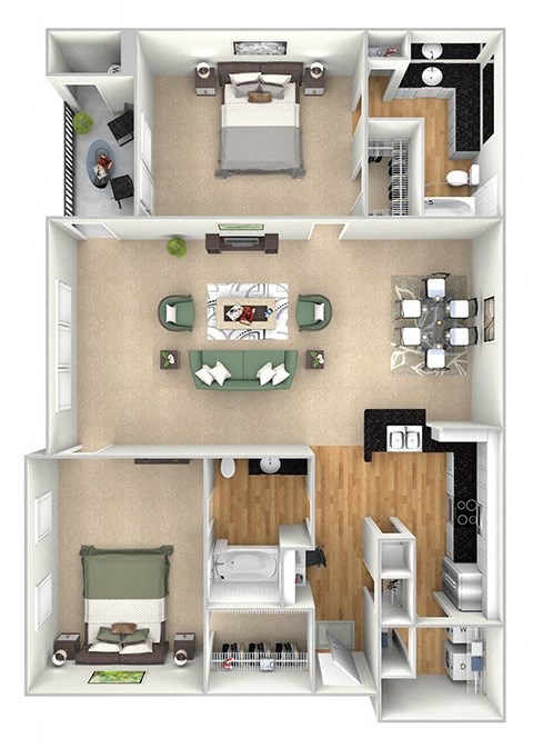 Island Park - B3 - 2 bedroom and 2 bath